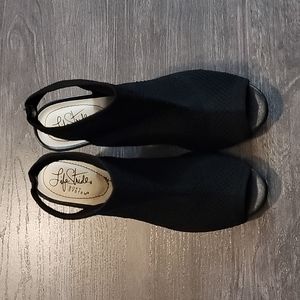 Heels with Fabric Top